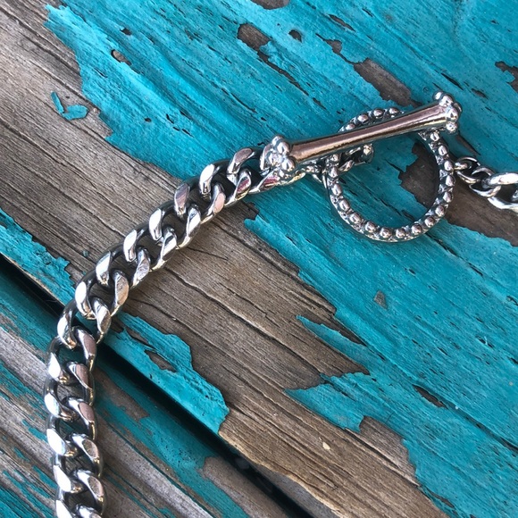 Women’s Silver & Gold Two Tone Necklace - Picture 3 of 8